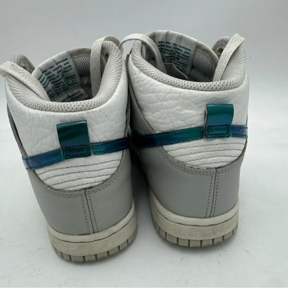 Nike Dunk High FLS Casual Shoe Summit White Grey Fog DR7855-100 Womens Size 5.5